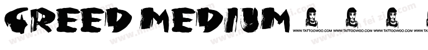 Greed Medium字体转换